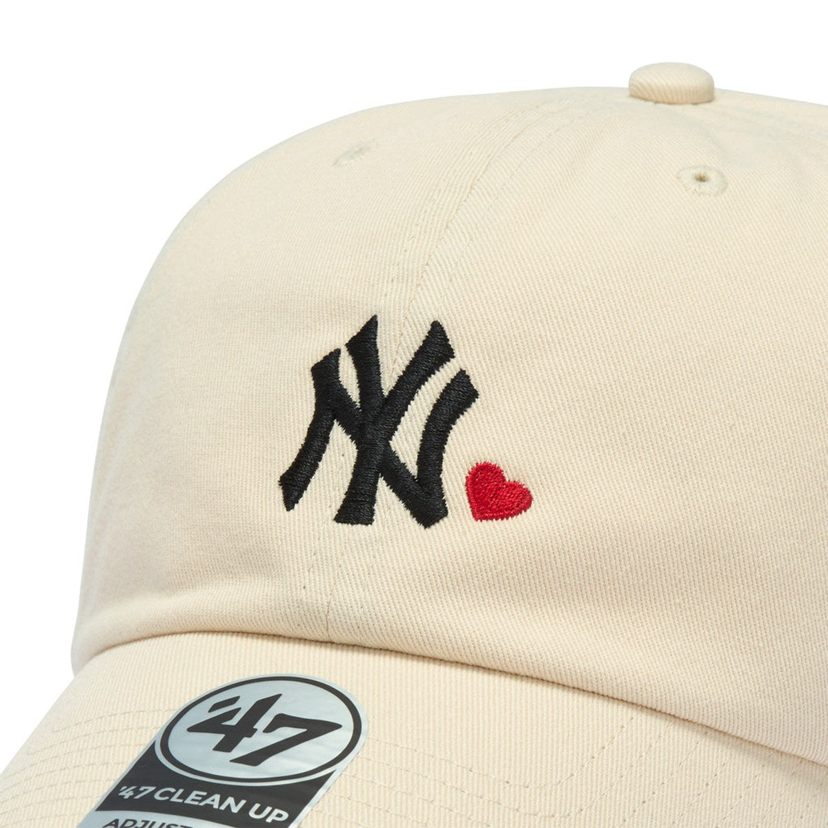 ’47 BRAND New York Yankees - CLEAN UP WITH HEART NATURAL 【47A-CLPMLBMHEARTNEYYAN-CTGW-NAT】