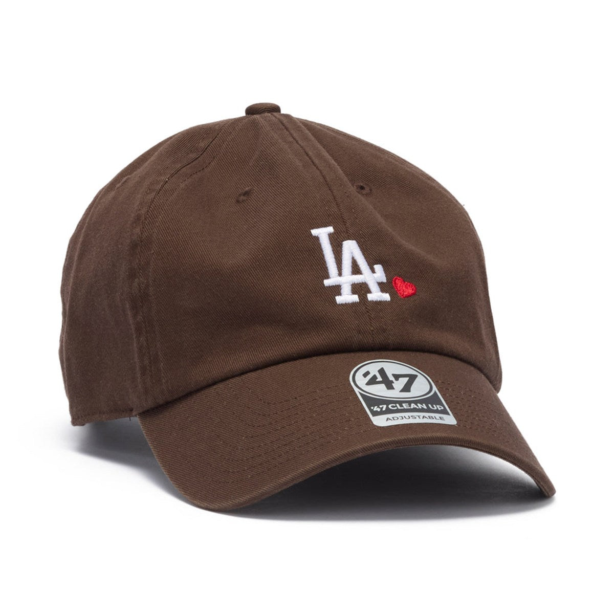 ’47 BRAND Los Angeles Dodgers - CLEAN UP WITH HEART BROWN 【14920416 47A-CLPMLBMHEARTLOSDOD-CTGW-BRW】