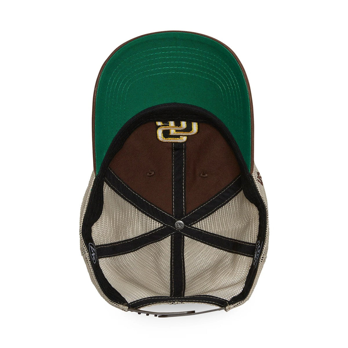 ’47 BRAND San Diego Padres ‐ CLEAN UP TRAWLER MESH BROWN【14920443 47A-CLPMES-B-TRWLR21GWP-BWC】