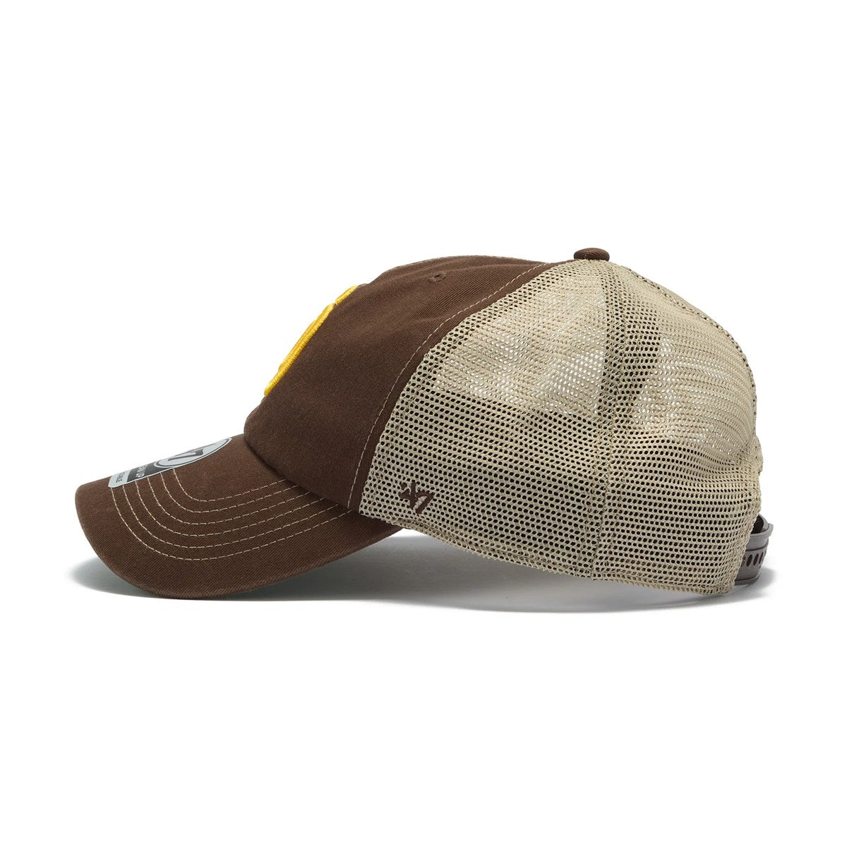 ’47 BRAND San Diego Padres ‐ CLEAN UP TRAWLER MESH BROWN【14920443 47A-CLPMES-B-TRWLR21GWP-BWC】