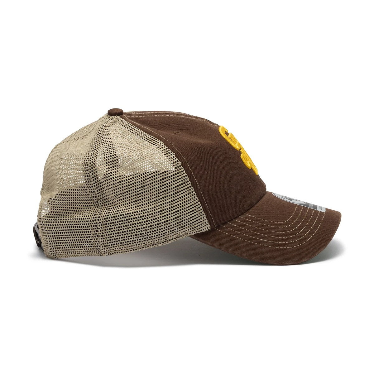 ’47 BRAND San Diego Padres ‐ CLEAN UP TRAWLER MESH BROWN【14920443 47A-CLPMES-B-TRWLR21GWP-BWC】