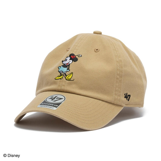 ’47 BRAND Disney - CLEAN UP Minnie Mouse KHAKI 【14920465 47A-CLPDISMINSTA0-CTGW-KHA】