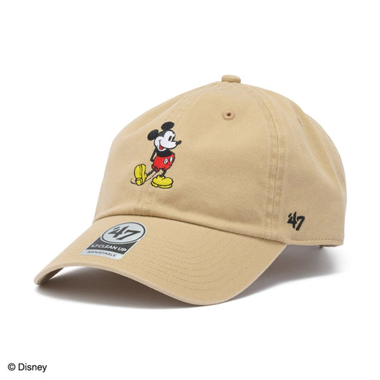 ’47 BRAND Disney - CLEAN UP Mickey Mouse KHAKI【14920469 47A-CLPDISMICSTA0-CTGW-KHA】