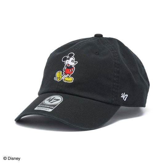 ’47 BRAND Disney - Mickey Mouse CLEAN UP BLACK 【14920473 47A-CLPDISMICSTA0-CTGW-BLK】