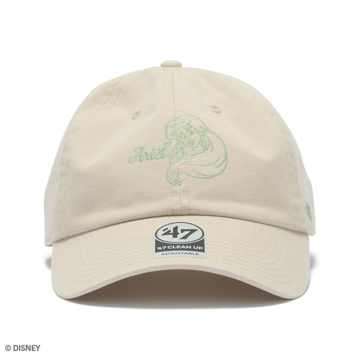 ’47 BRAND Disney - CLEAN UP Ariel BEIGE【14920481 47A-CLPDISARIFACOL-CTGW-BON】
