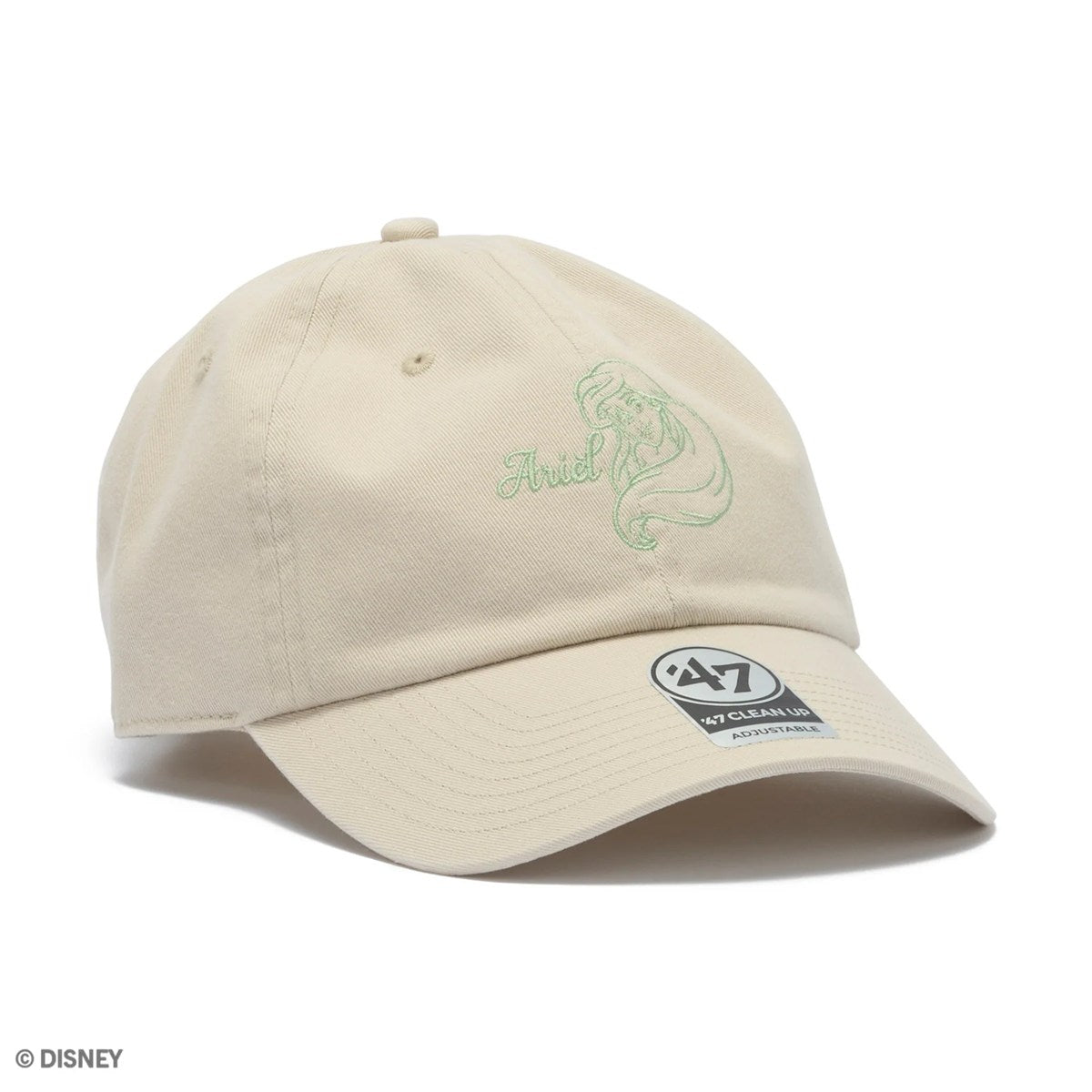 ’47 BRAND Disney - CLEAN UP Ariel BEIGE【14920481 47A-CLPDISARIFACOL-CTGW-BON】