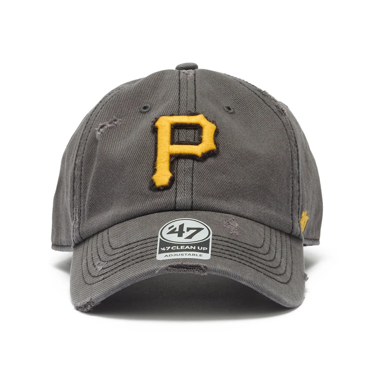 ’47 BRAND Pittsburgh Pirates - CLEAN UP WELL-WORN CHARCOAL【14920507 47A-CLP-B-WTHRD20HTS-T4】