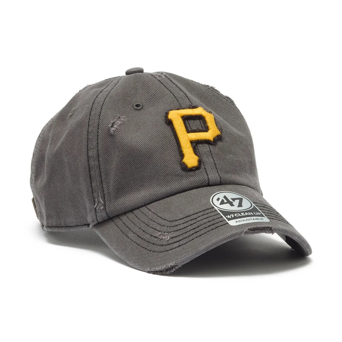 ’47 BRAND Pittsburgh Pirates - CLEAN UP WELL-WORN CHARCOAL【14920507 47A-CLP-B-WTHRD20HTS-T4】