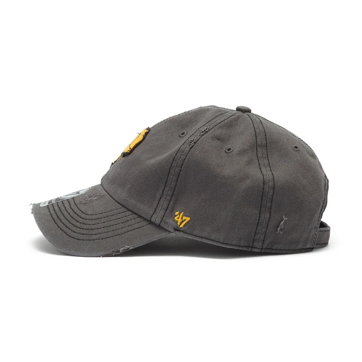 ’47 BRAND Pittsburgh Pirates - CLEAN UP WELL-WORN CHARCOAL【14920507 47A-CLP-B-WTHRD20HTS-T4】