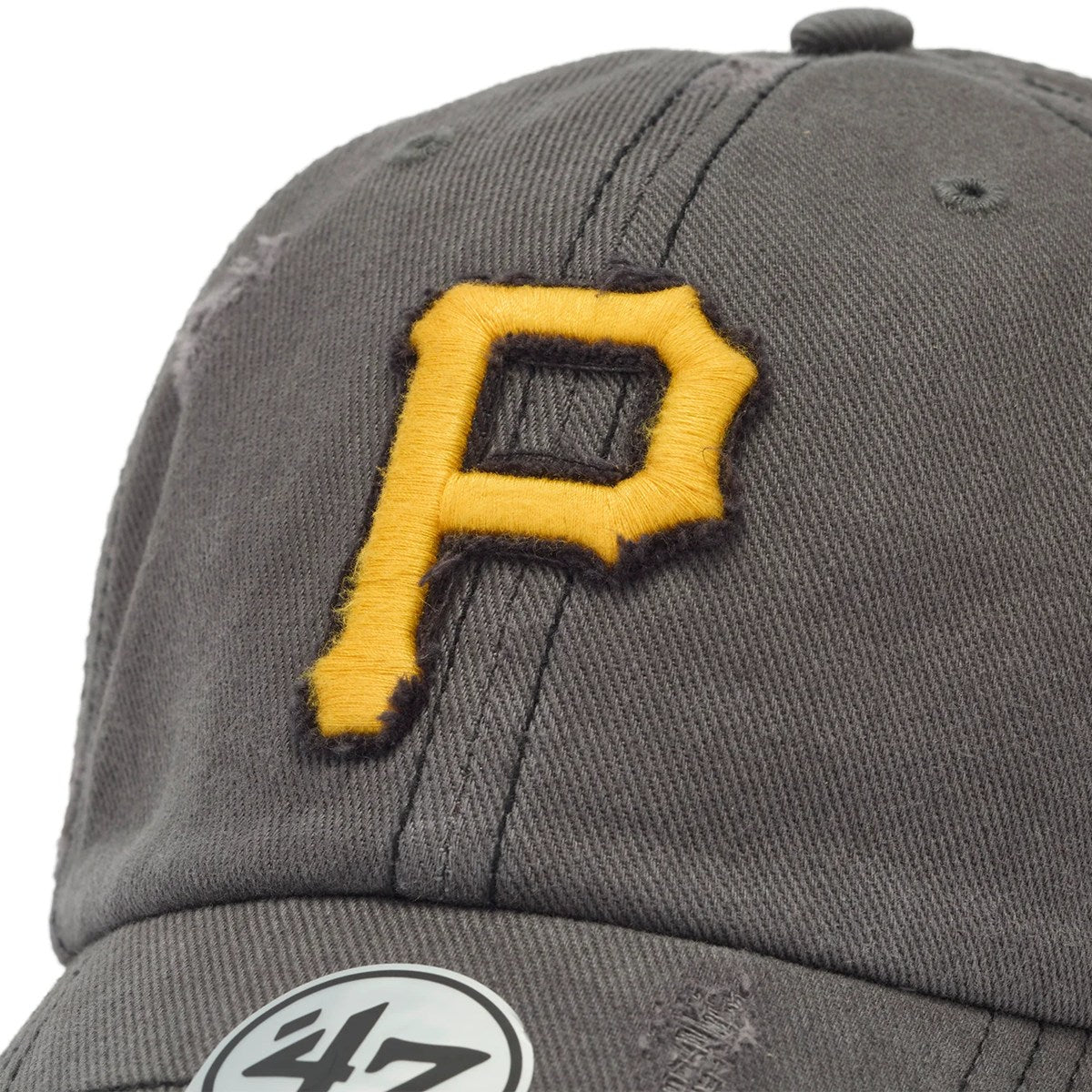 ’47 BRAND Pittsburgh Pirates - CLEAN UP WELL-WORN CHARCOAL【14920507 47A-CLP-B-WTHRD20HTS-T4】