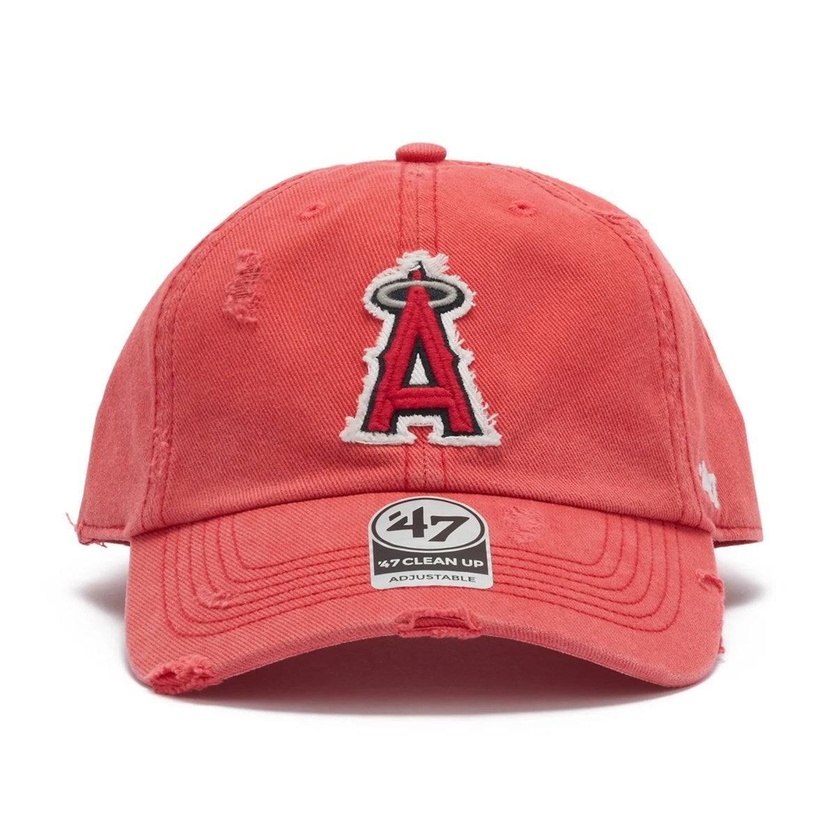 ’47 BRAND Los Angeles Angels - CLEAN UP WELL-WORN LIGHT  HABANERO RED【14920511 47A-CLP-B-WTHRD04HTS-T6】