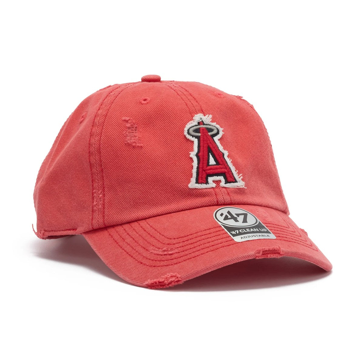 ’47 BRAND Los Angeles Angels - CLEAN UP WELL-WORN LIGHT  HABANERO RED【14920511 47A-CLP-B-WTHRD04HTS-T6】