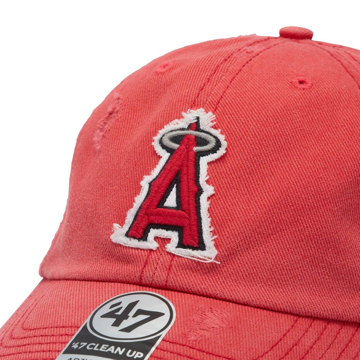 ’47 BRAND Los Angeles Angels - CLEAN UP WELL-WORN LIGHT  HABANERO RED【14920511 47A-CLP-B-WTHRD04HTS-T6】
