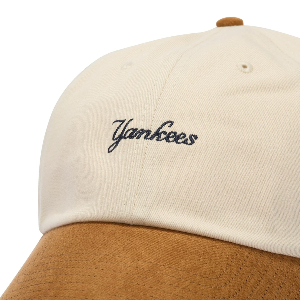 ’47 BRAND New York Yankees - BASE RUNNER | MINI SCRIPT SUEDE NATURAL【14920520 47A-CLP-B-MNISD17CNS-NT】