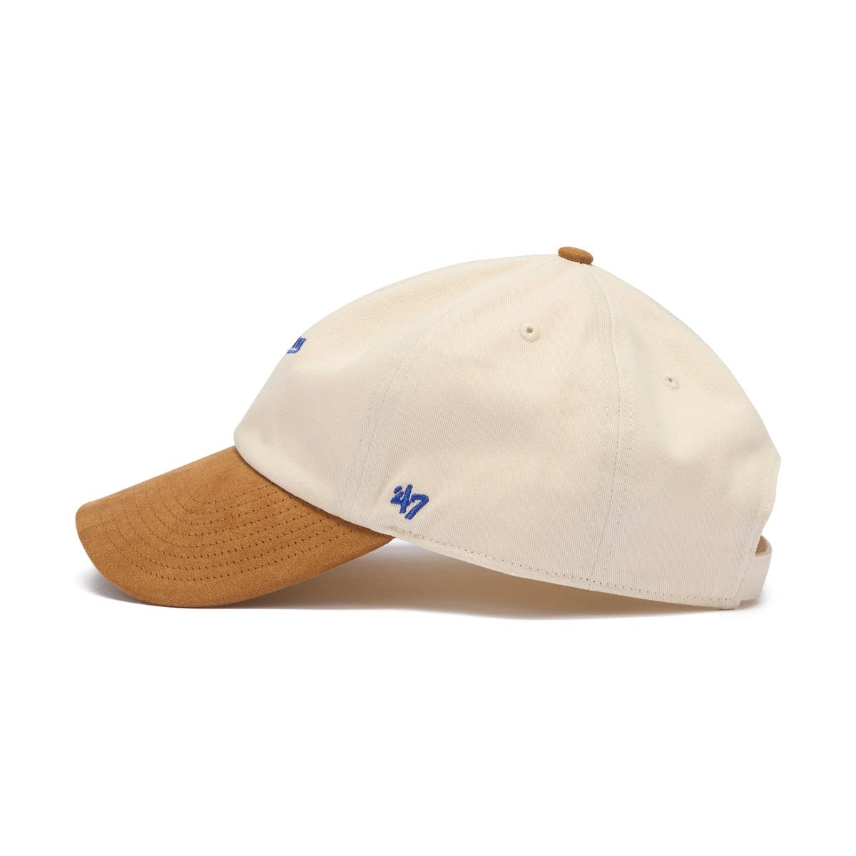 ’47 BRAND Los Angeles Dodgers - BASE RUNNER | MINI SCRIPT SUEDE NATURAL【14920521 47A-CLP-B-MNISD12CNS-NT】