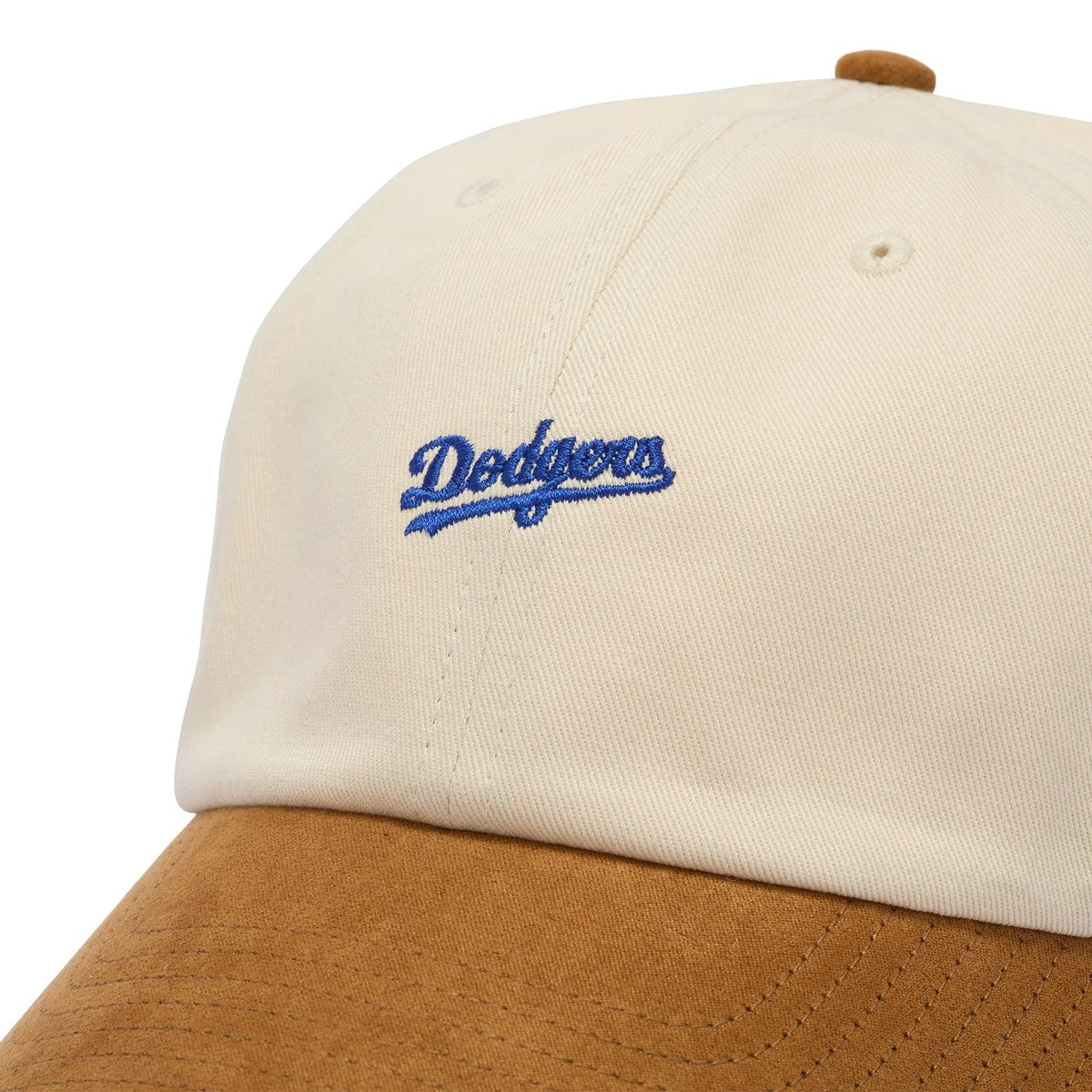 ’47 BRAND Los Angeles Dodgers - BASE RUNNER | MINI SCRIPT SUEDE NATURAL【14920521 47A-CLP-B-MNISD12CNS-NT】