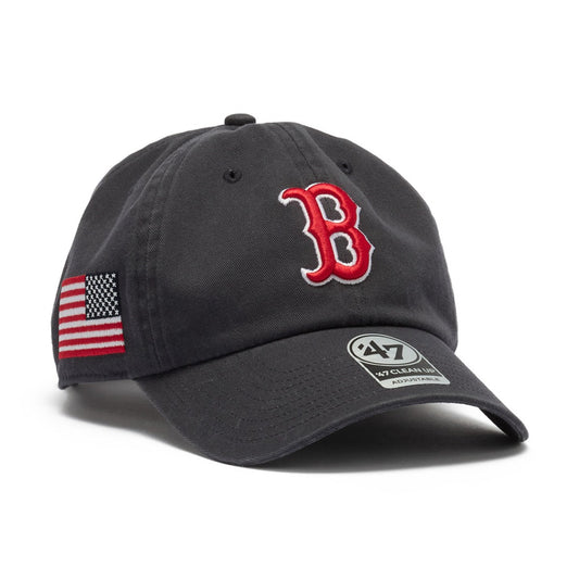 ’47 BRAND Boston Red Sox - CLEAN UP HERITAGE VINTAGE NAVY 【14920532 47A-CLP-B-HTRGW02GWS-VNA】