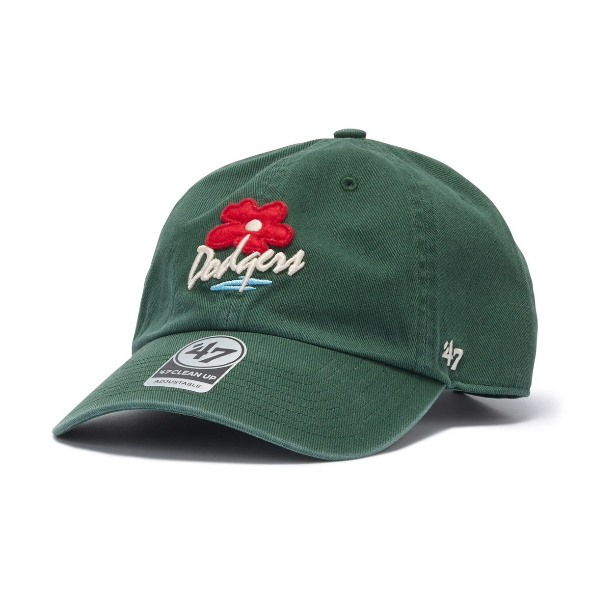 ’47 BRAND Los Angeles Dodgers - CLEAN UP FLORA DARK GREEN【14920538 47A-CLP-B-GLRYC12HTS-DG】
