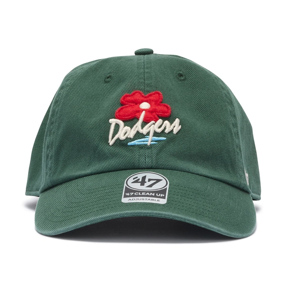 ’47 BRAND Los Angeles Dodgers - CLEAN UP FLORA DARK GREEN【14920538 47A-CLP-B-GLRYC12HTS-DG】