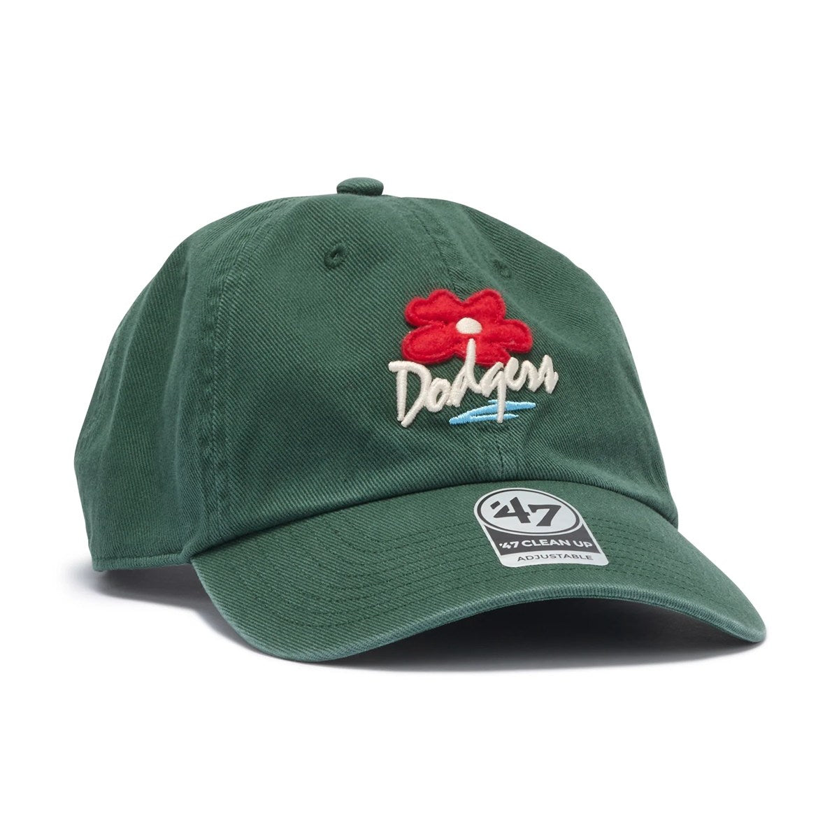 ’47 BRAND Los Angeles Dodgers - CLEAN UP FLORA DARK GREEN【14920538 47A-CLP-B-GLRYC12HTS-DG】
