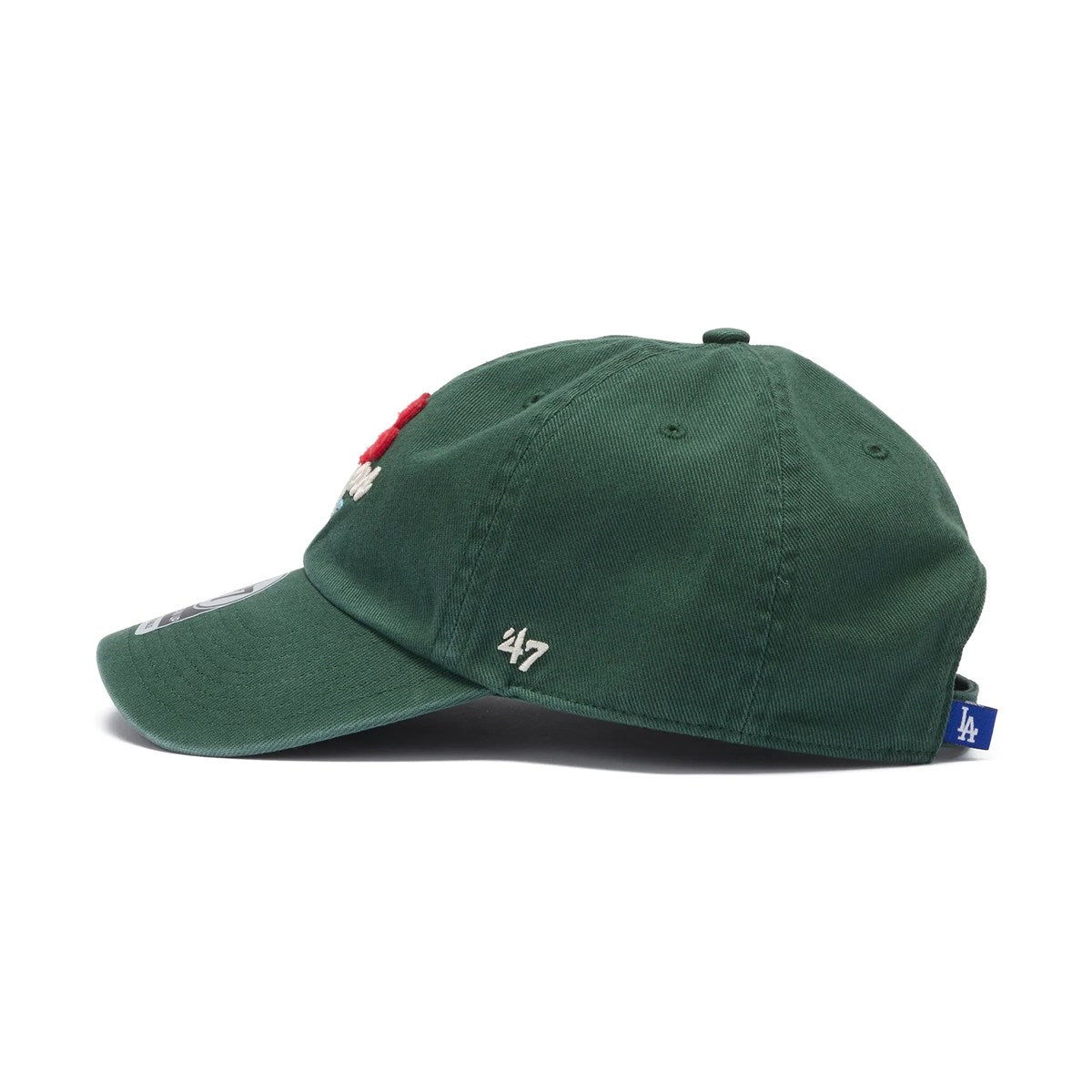 ’47 BRAND Los Angeles Dodgers - CLEAN UP FLORA DARK GREEN【14920538 47A-CLP-B-GLRYC12HTS-DG】