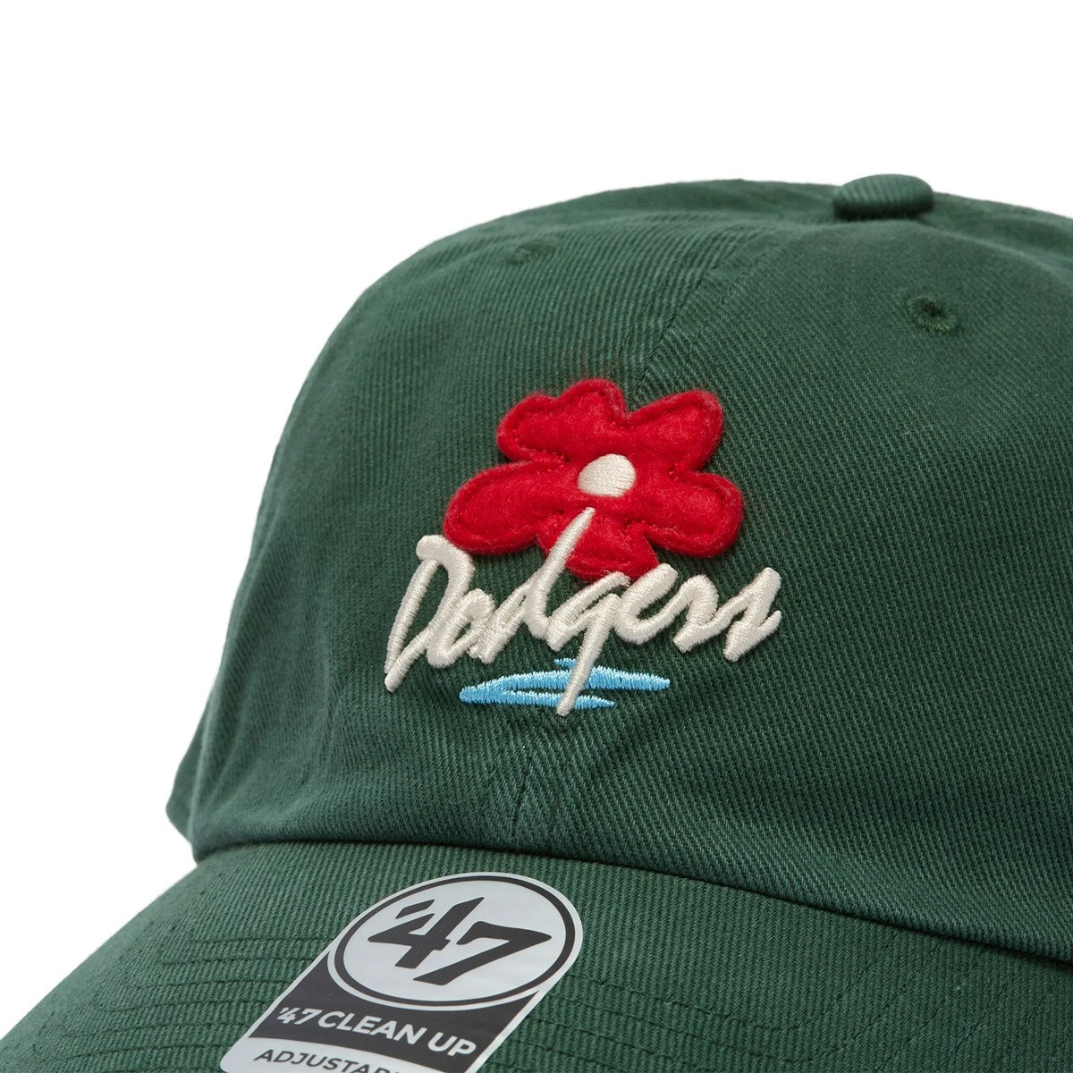 ’47 BRAND Los Angeles Dodgers - CLEAN UP FLORA DARK GREEN【14920538 47A-CLP-B-GLRYC12HTS-DG】