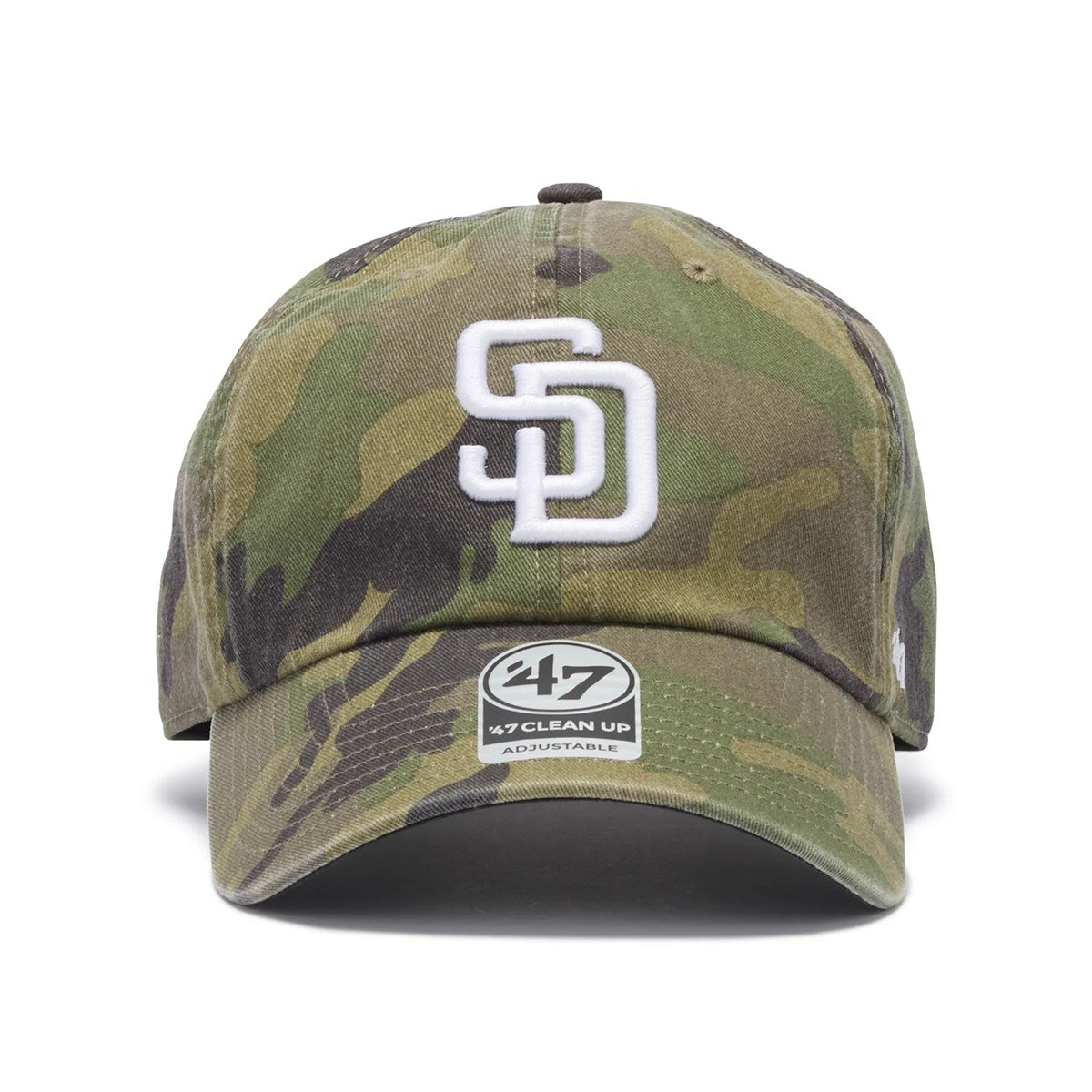 ’47 BRAND - San Diego Padres CLEAN UP NLB WOODLAND CAMO【14920551 47A-CLP-B-CARGW21GWS-CMC】
