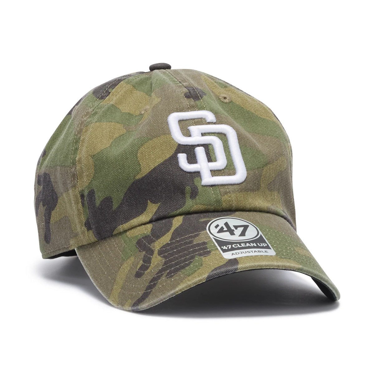 ’47 BRAND - San Diego Padres CLEAN UP NLB WOODLAND CAMO【14920551 47A-CLP-B-CARGW21GWS-CMC】