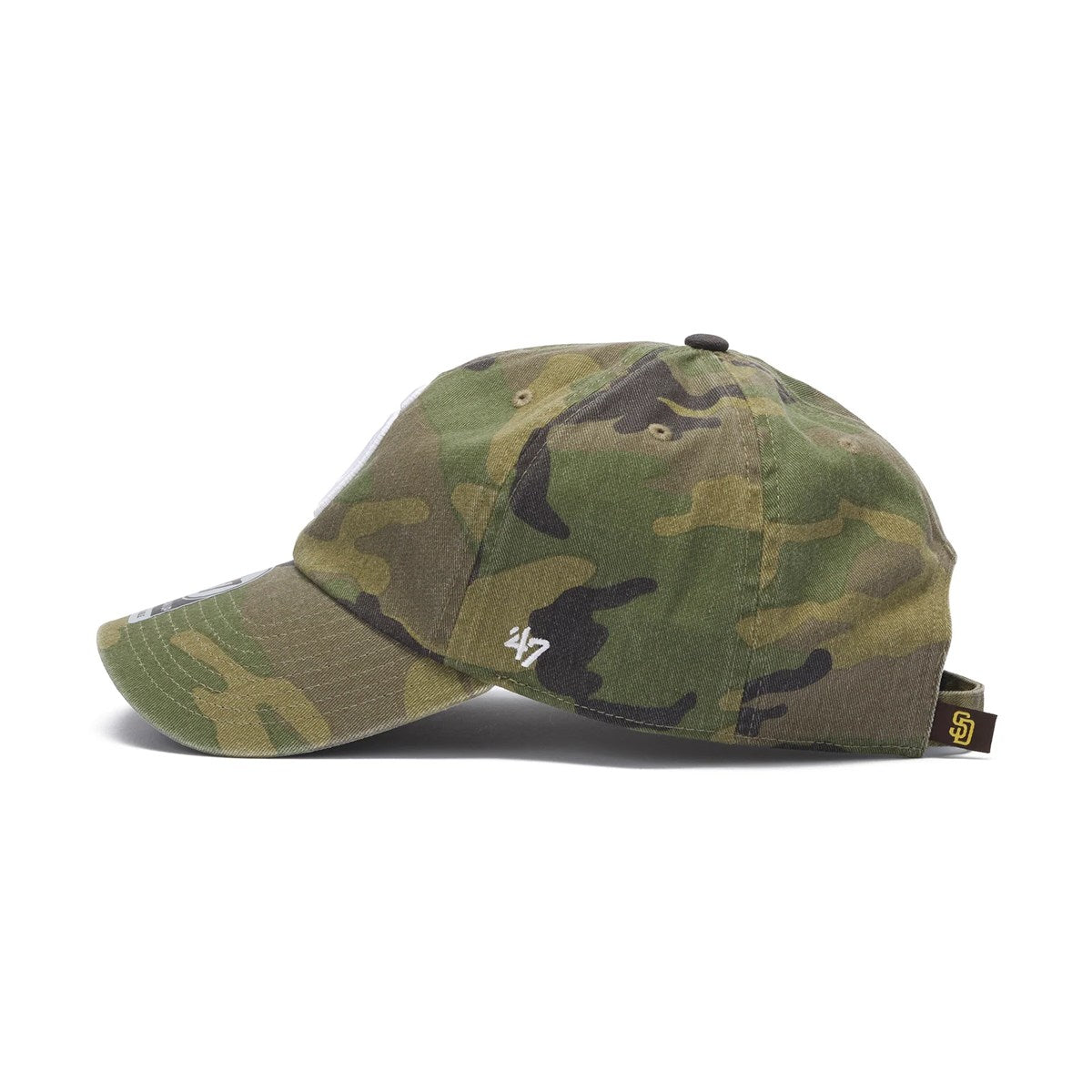 ’47 BRAND - San Diego Padres CLEAN UP NLB WOODLAND CAMO【14920551 47A-CLP-B-CARGW21GWS-CMC】