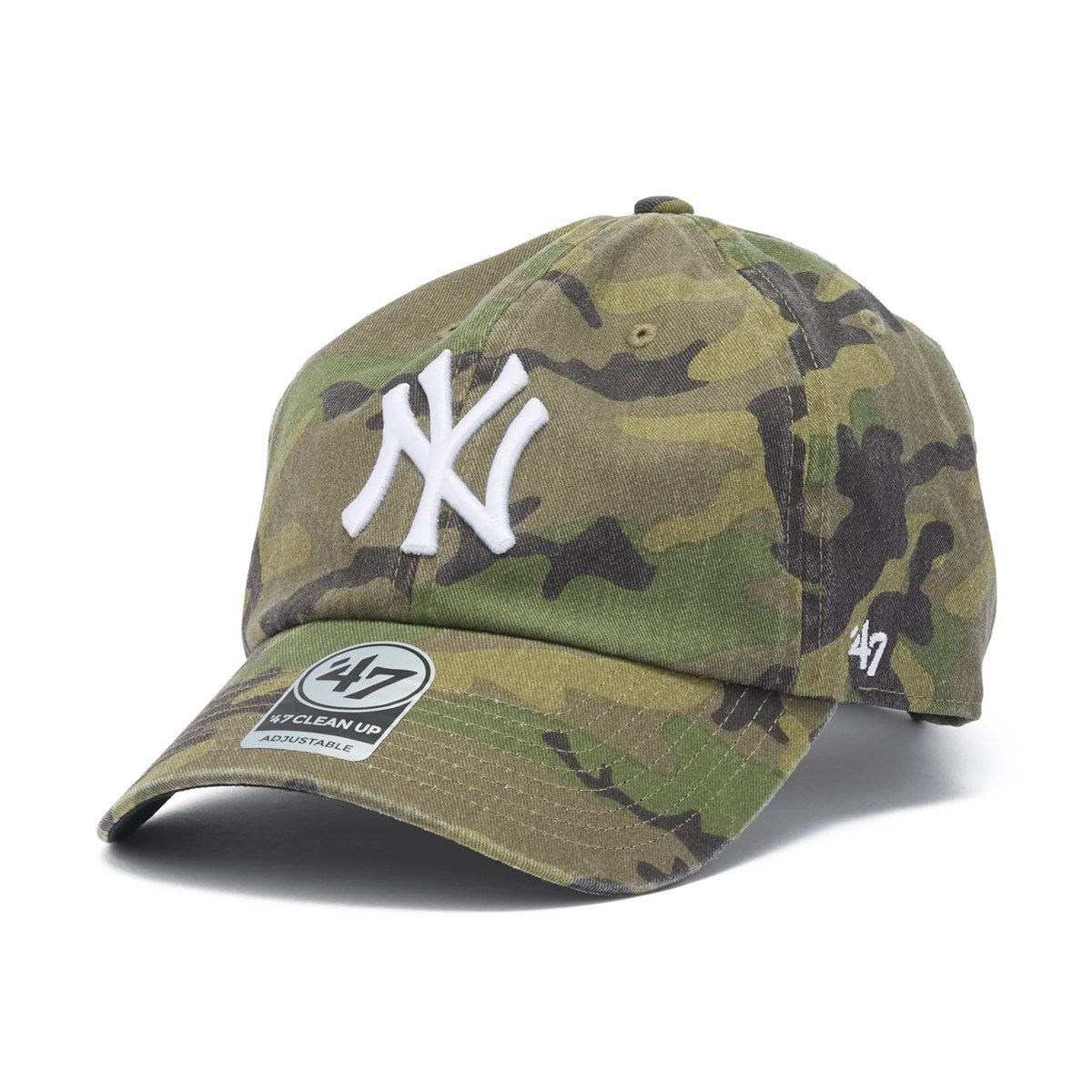 ’47 BRAND - New York Yankees CLEAN UP MLB WOODLAND CAMO【14920552 47A-CLP-B-CARGW17GWS-CMB】