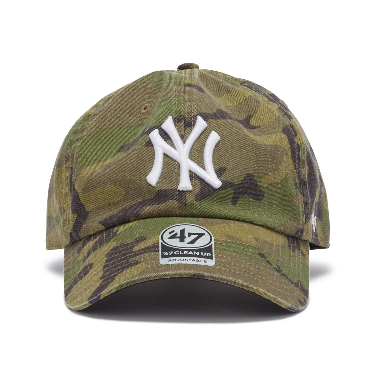’47 BRAND - New York Yankees CLEAN UP MLB WOODLAND CAMO【14920552 47A-CLP-B-CARGW17GWS-CMB】