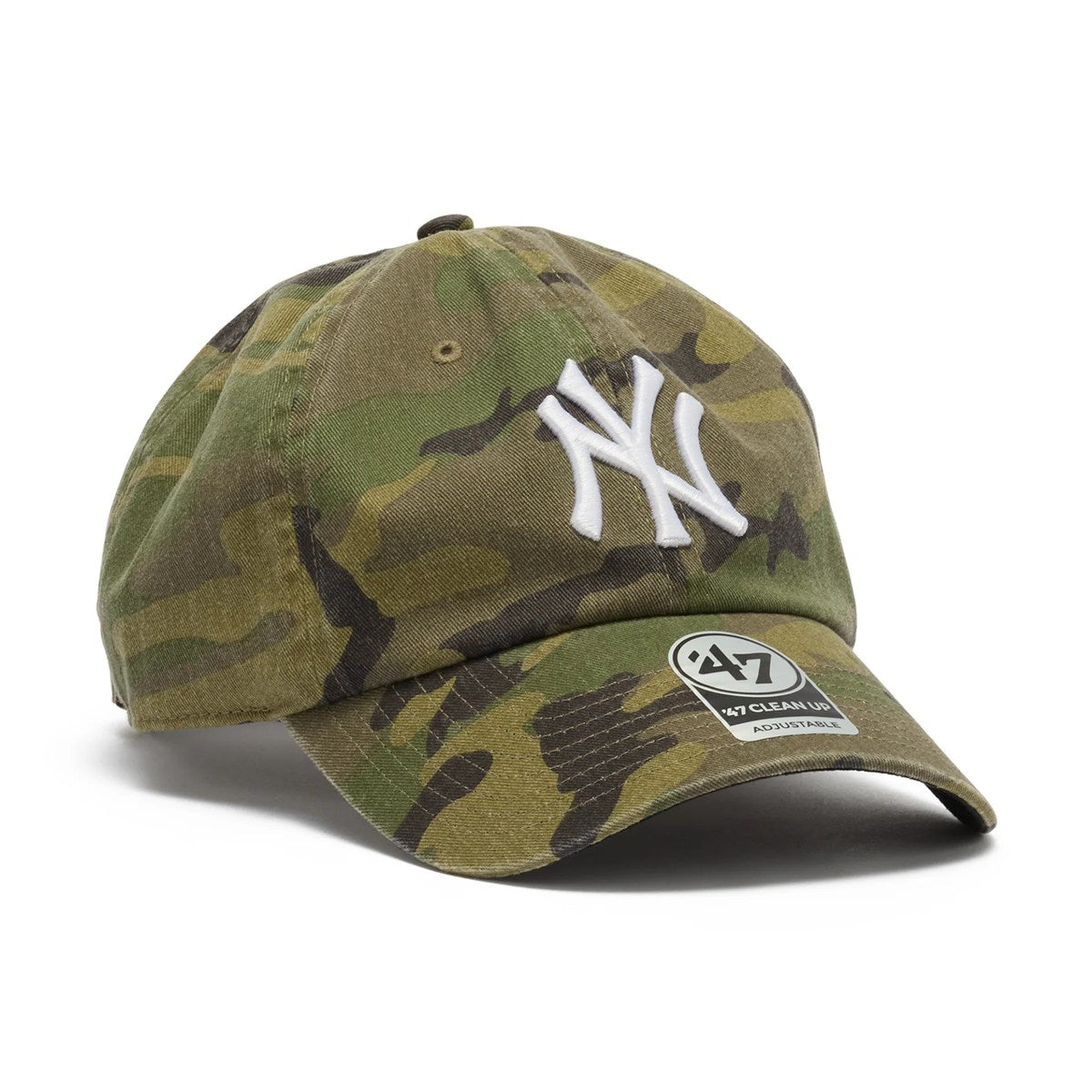 ’47 BRAND - New York Yankees CLEAN UP MLB WOODLAND CAMO【14920552 47A-CLP-B-CARGW17GWS-CMB】