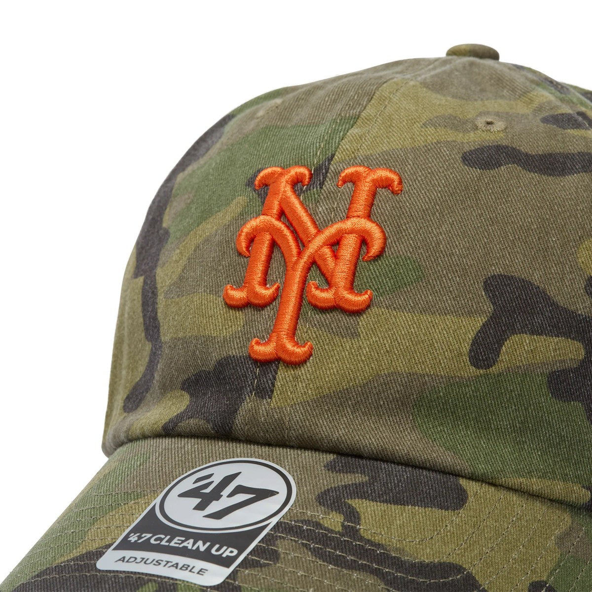 ’47 BRAND - New York Mets CLEAN UP MLB WOODLAND CAMO【14920553 47A-CLP-B-CARGW16GWS-CMA】