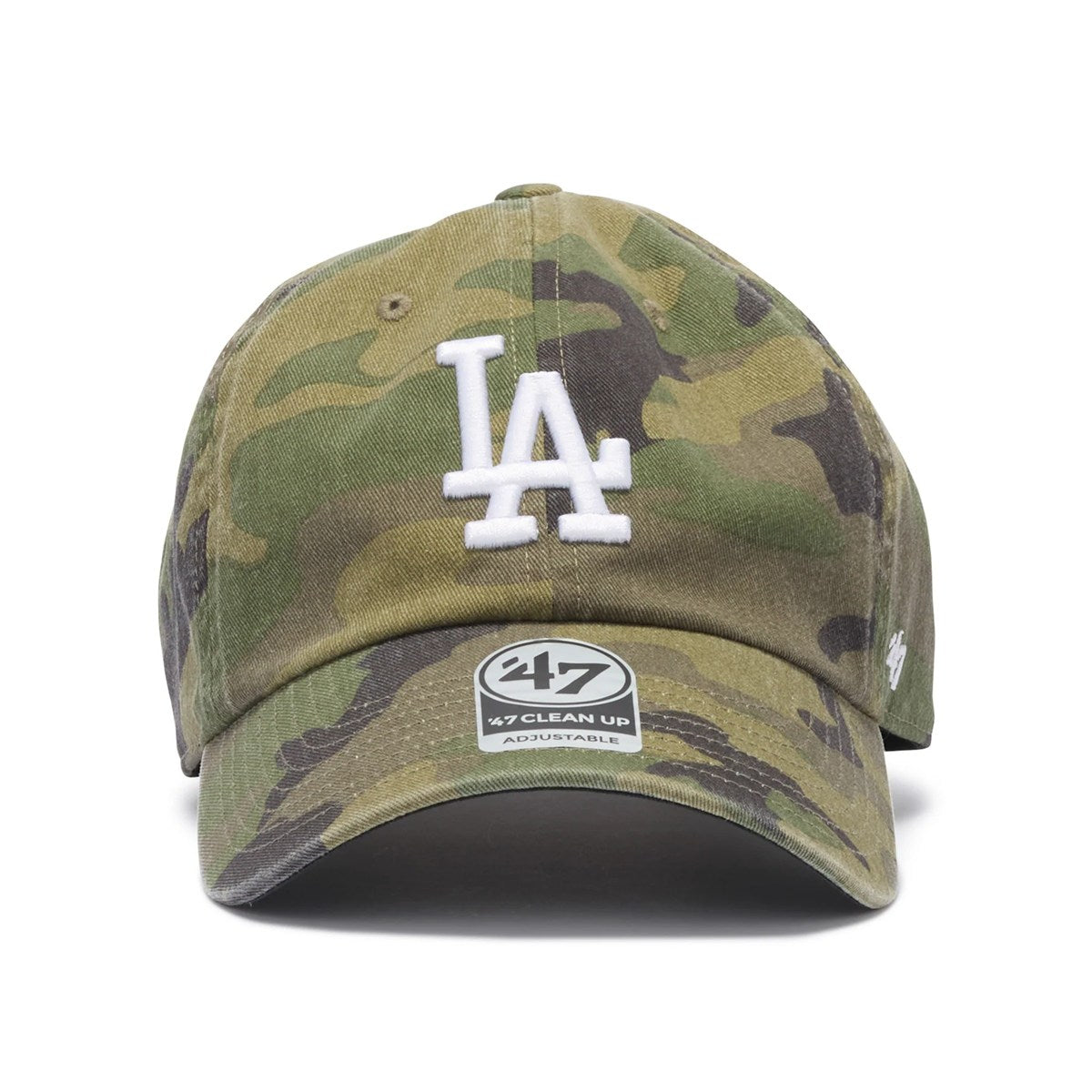 ’47 BRAND - Los Angeles Dodgers CLEAN UP MLB WOODLAND CAMO【14920554 47A-CLP-B-CARGW12GWS-CMA】