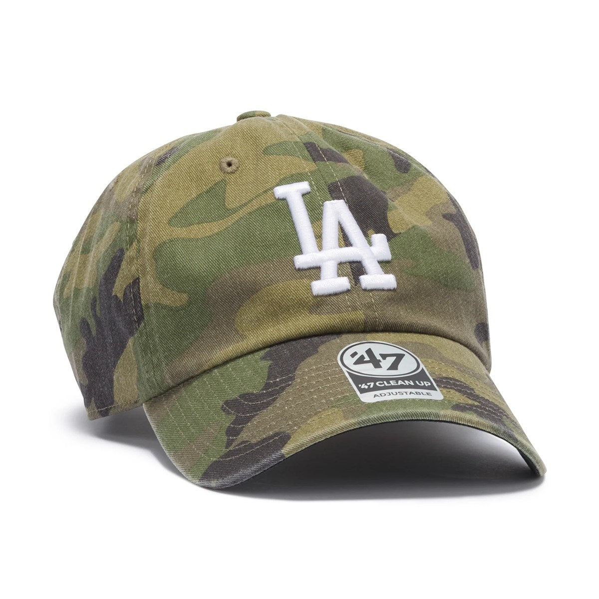 ’47 BRAND - Los Angeles Dodgers CLEAN UP MLB WOODLAND CAMO【14920554 47A-CLP-B-CARGW12GWS-CMA】