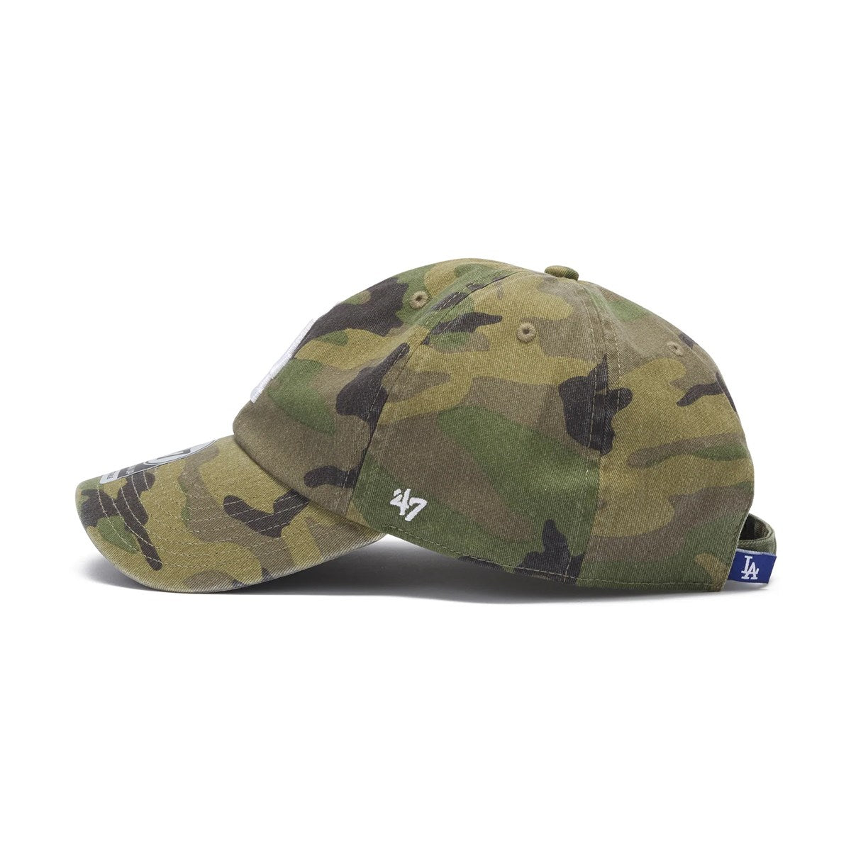 ’47 BRAND - Los Angeles Dodgers CLEAN UP MLB WOODLAND CAMO【14920554 47A-CLP-B-CARGW12GWS-CMA】