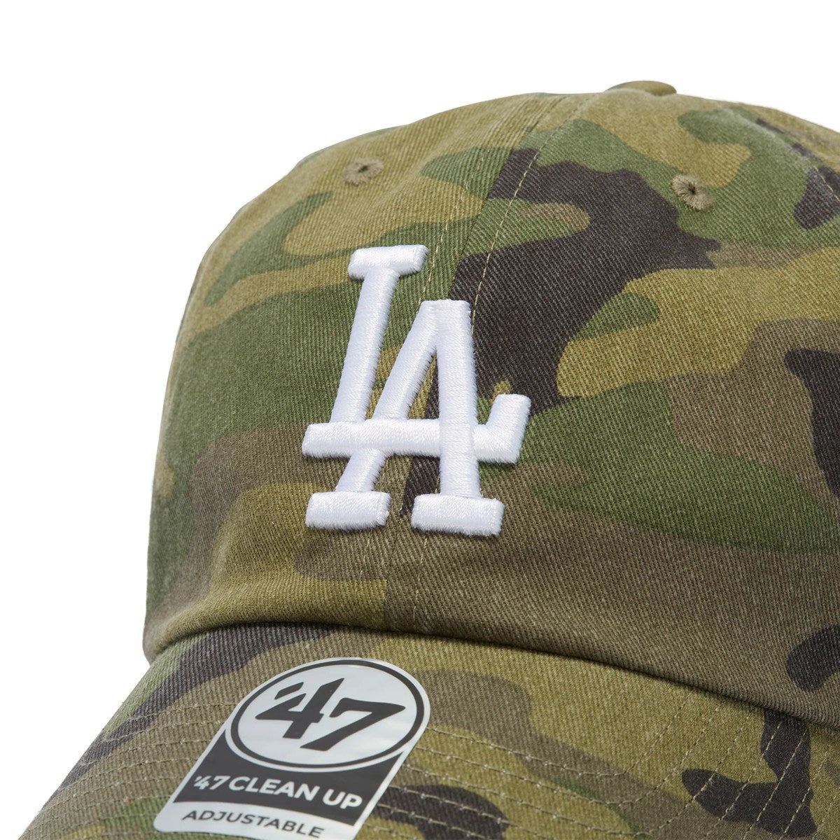 ’47 BRAND - Los Angeles Dodgers CLEAN UP MLB WOODLAND CAMO【14920554 47A-CLP-B-CARGW12GWS-CMA】