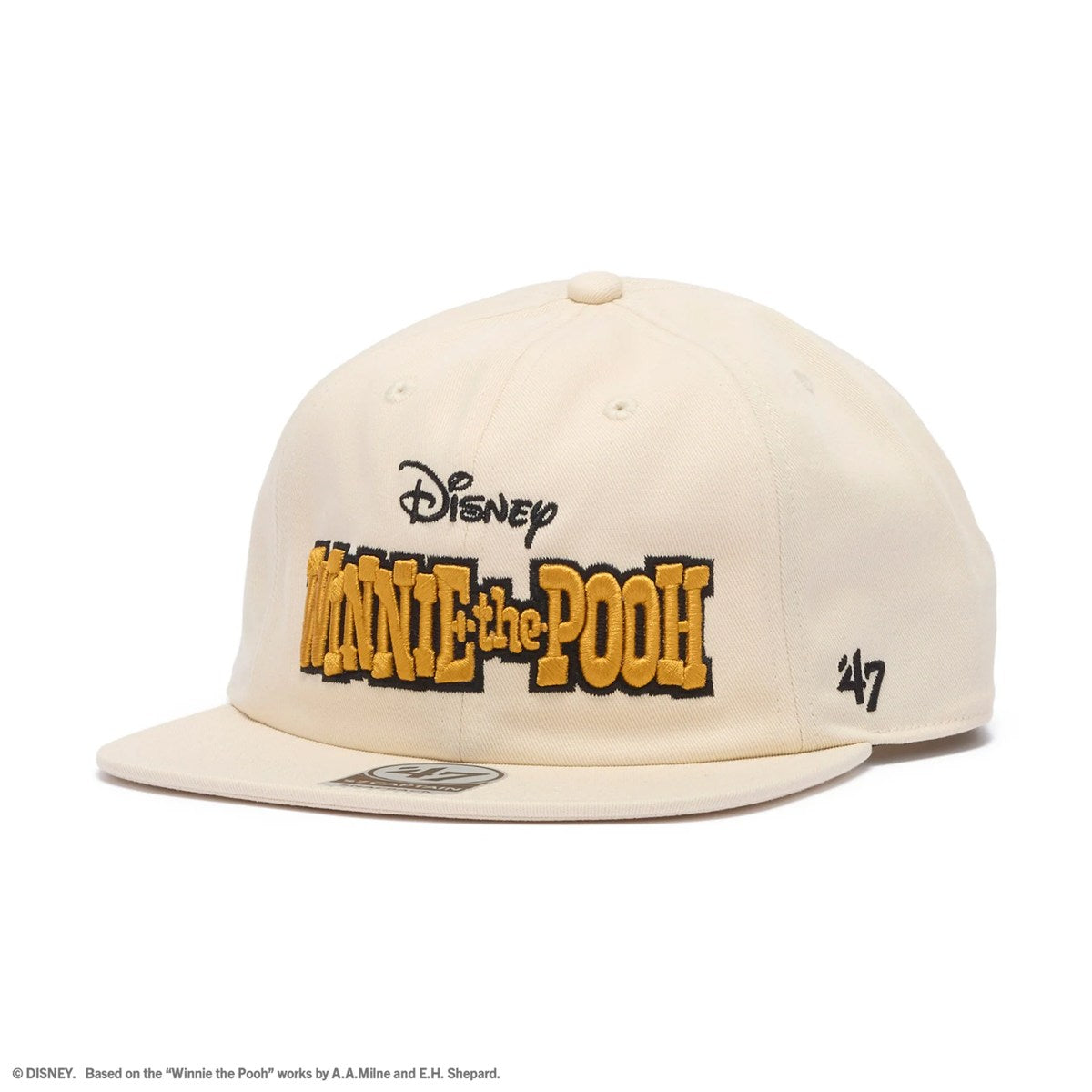 ’47 BRAND Disney - CAPTAIN RL Winnie-the-Pooh NATURAL【14920573 47A-CAPRLDISPOOTIT-CTGW-NAT】