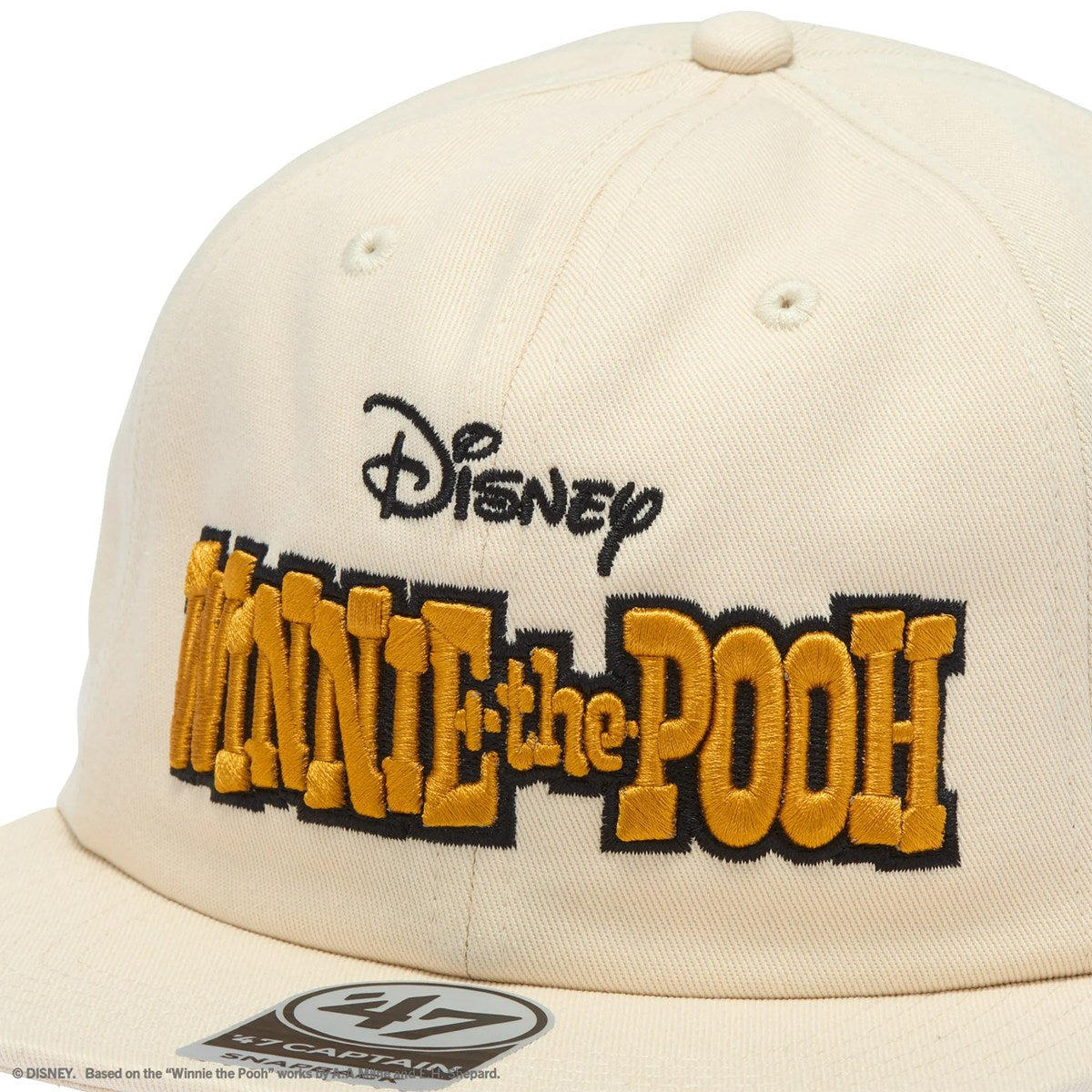 ’47 BRAND Disney - CAPTAIN RL Winnie-the-Pooh NATURAL【14920573 47A-CAPRLDISPOOTIT-CTGW-NAT】