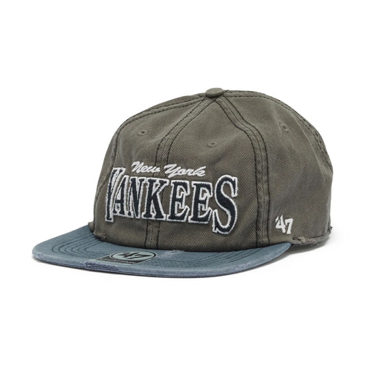 ’47 BRAND New York Yankees - CAPTAIN RL WELL-WORN CHARCOAL 【14920586 47A-CAPRL-B-CRGED17HTP-T4】