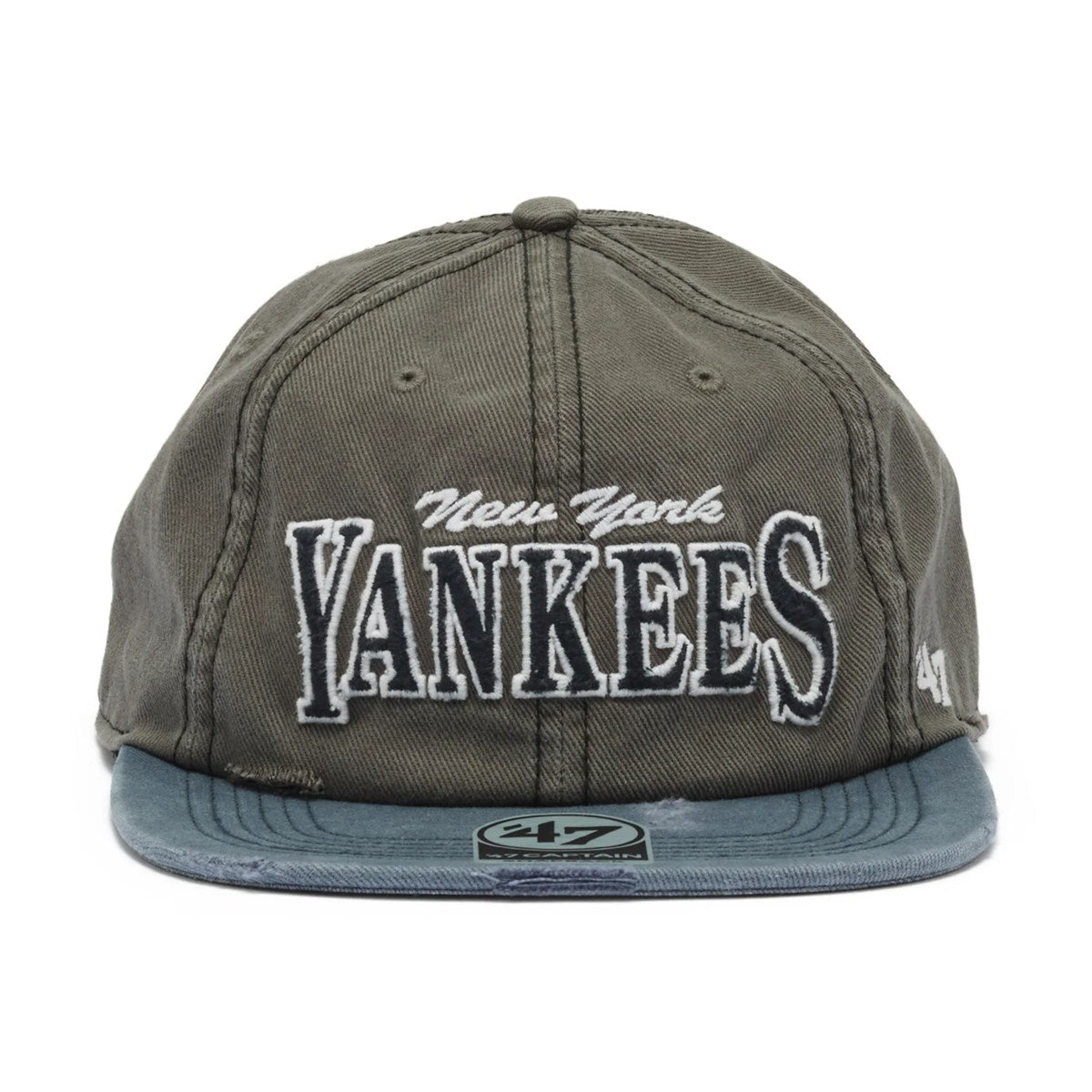 ’47 BRAND New York Yankees - CAPTAIN RL WELL-WORN CHARCOAL 【14920586 47A-CAPRL-B-CRGED17HTP-T4】