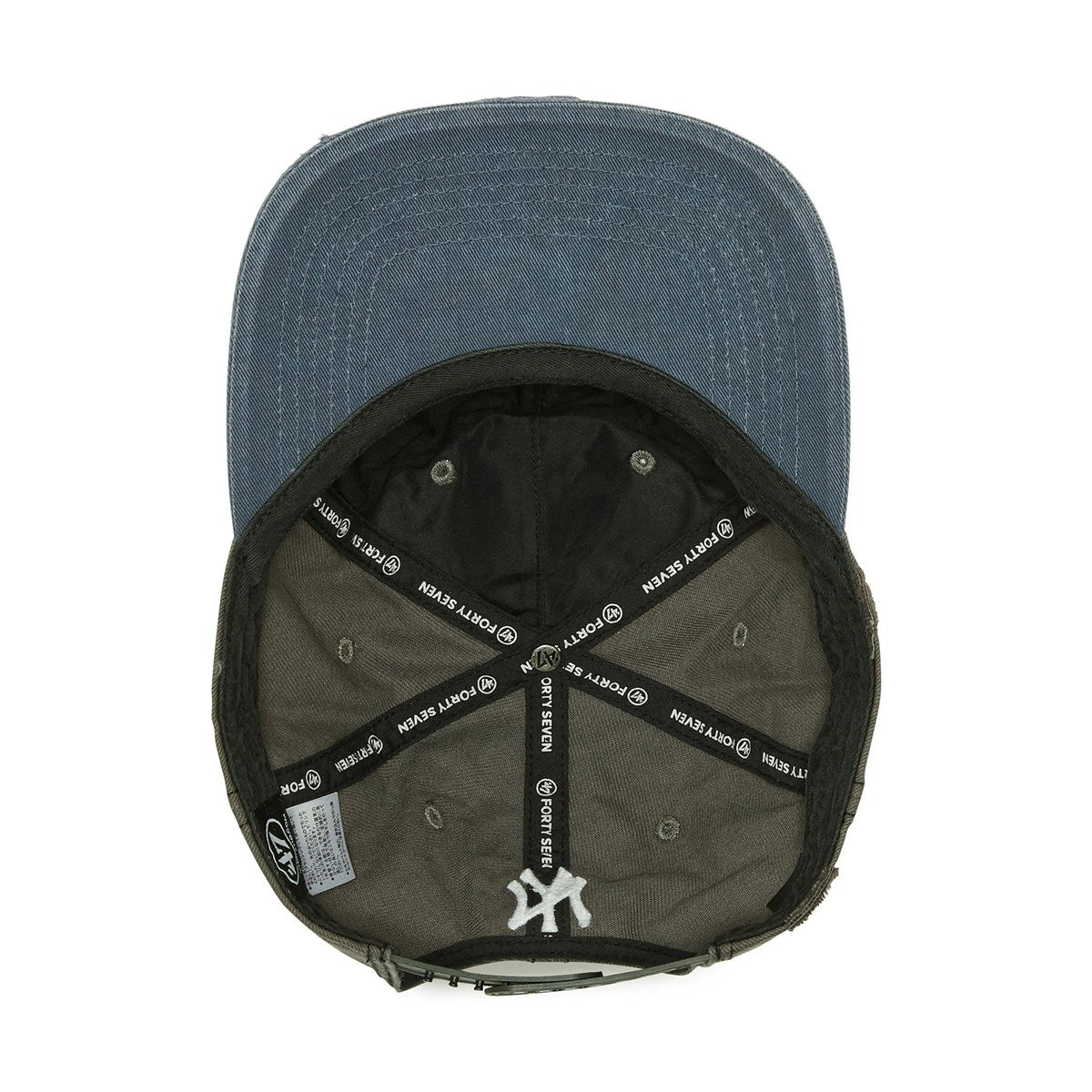 ’47 BRAND New York Yankees - CAPTAIN RL WELL-WORN CHARCOAL 【14920586 47A-CAPRL-B-CRGED17HTP-T4】