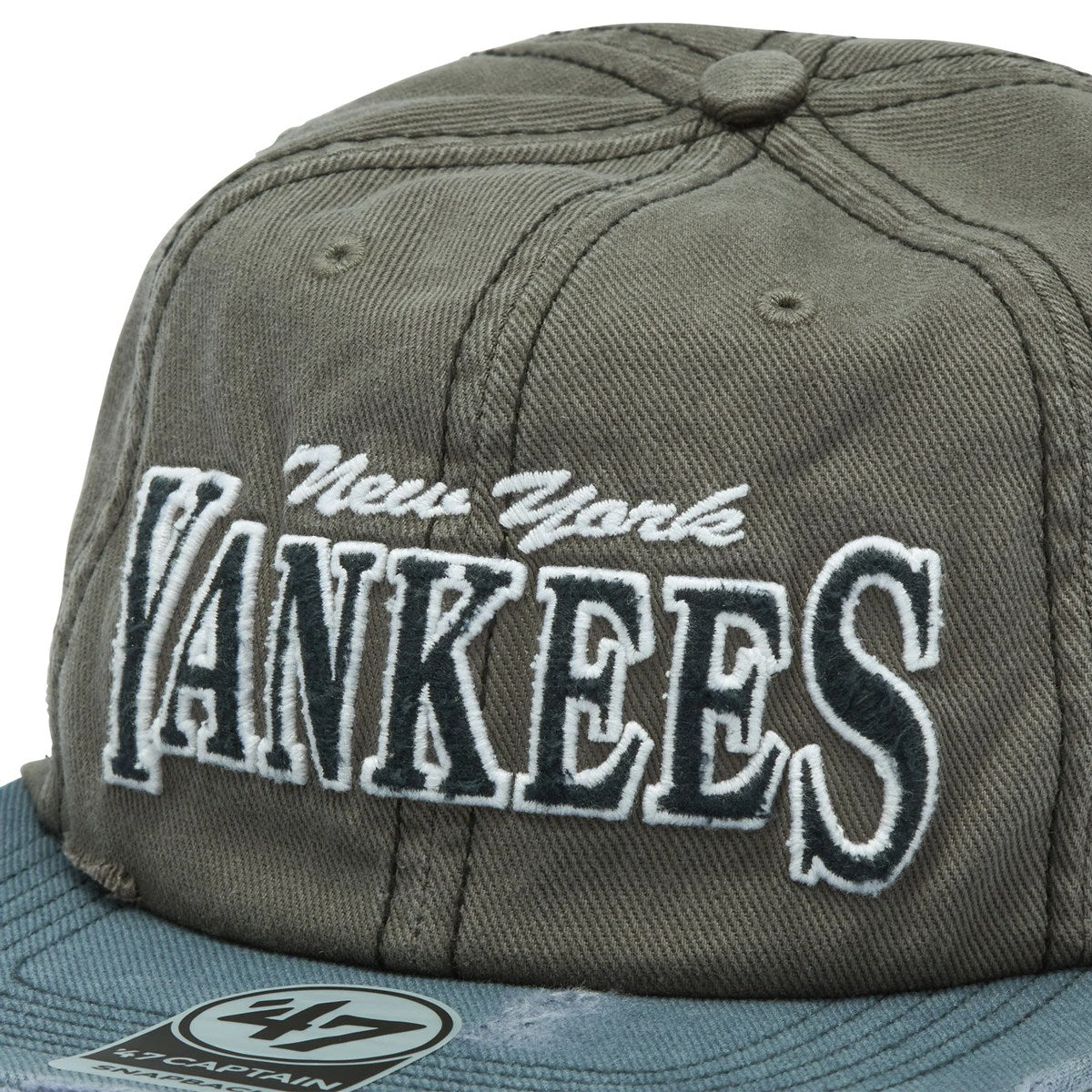 ’47 BRAND New York Yankees - CAPTAIN RL WELL-WORN CHARCOAL 【14920586 47A-CAPRL-B-CRGED17HTP-T4】