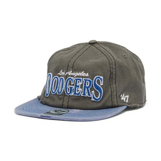’47 BRAND Los Angeles Dodgers - CAPTAIN RL WELL-WORN CHARCOAL【14920588 47A-CAPRL-B-CRGED12HTP-T4】