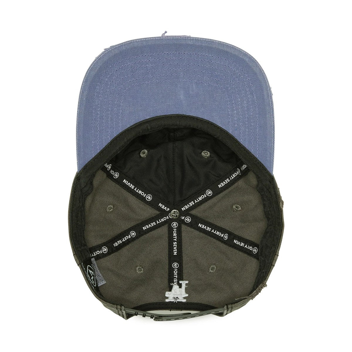 ’47 BRAND Los Angeles Dodgers - CAPTAIN RL WELL-WORN CHARCOAL【14920588 47A-CAPRL-B-CRGED12HTP-T4】