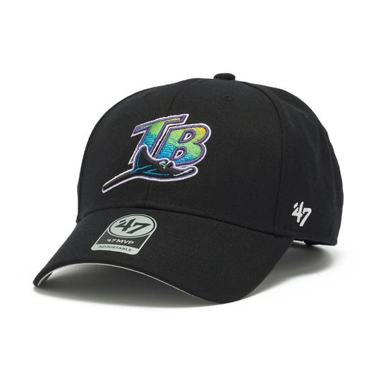 ’47 BRAND Tampa Bay Rays - MVP BLACK 【14920593 47A-BCPTN-MVP30WBV-BK98】