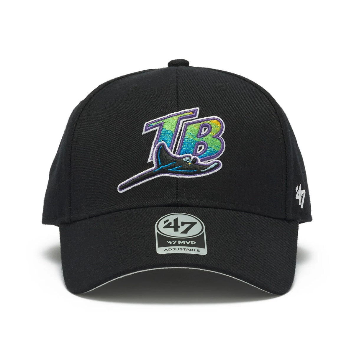’47 BRAND Tampa Bay Rays - MVP BLACK 【14920593 47A-BCPTN-MVP30WBV-BK98】