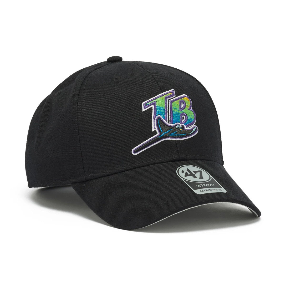 ’47 BRAND Tampa Bay Rays - MVP BLACK 【14920593 47A-BCPTN-MVP30WBV-BK98】