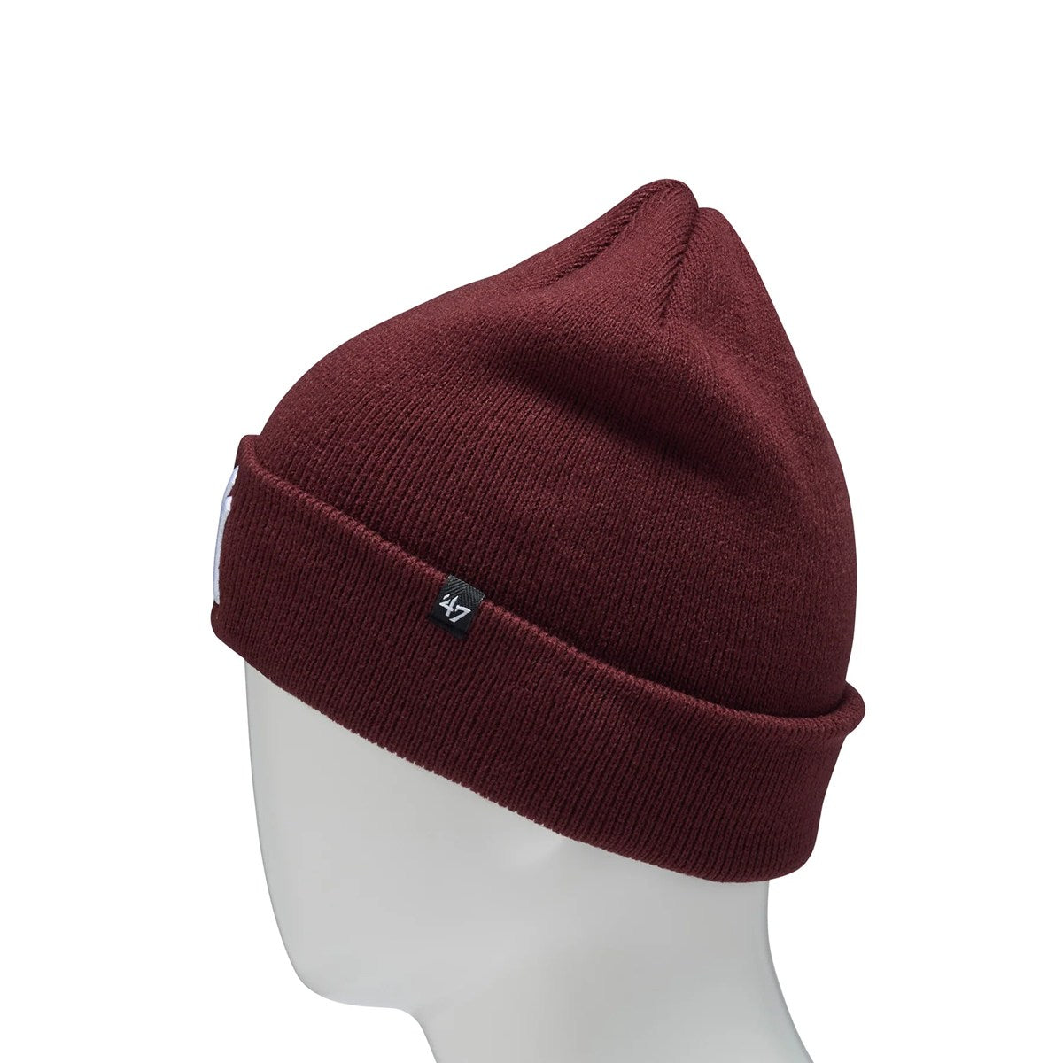 ’47 BRAND New York Yankees - RAISED CUFF KNIT DARK MARON【14936728 47A-CFKN-B-RKN17ACE-KMA】