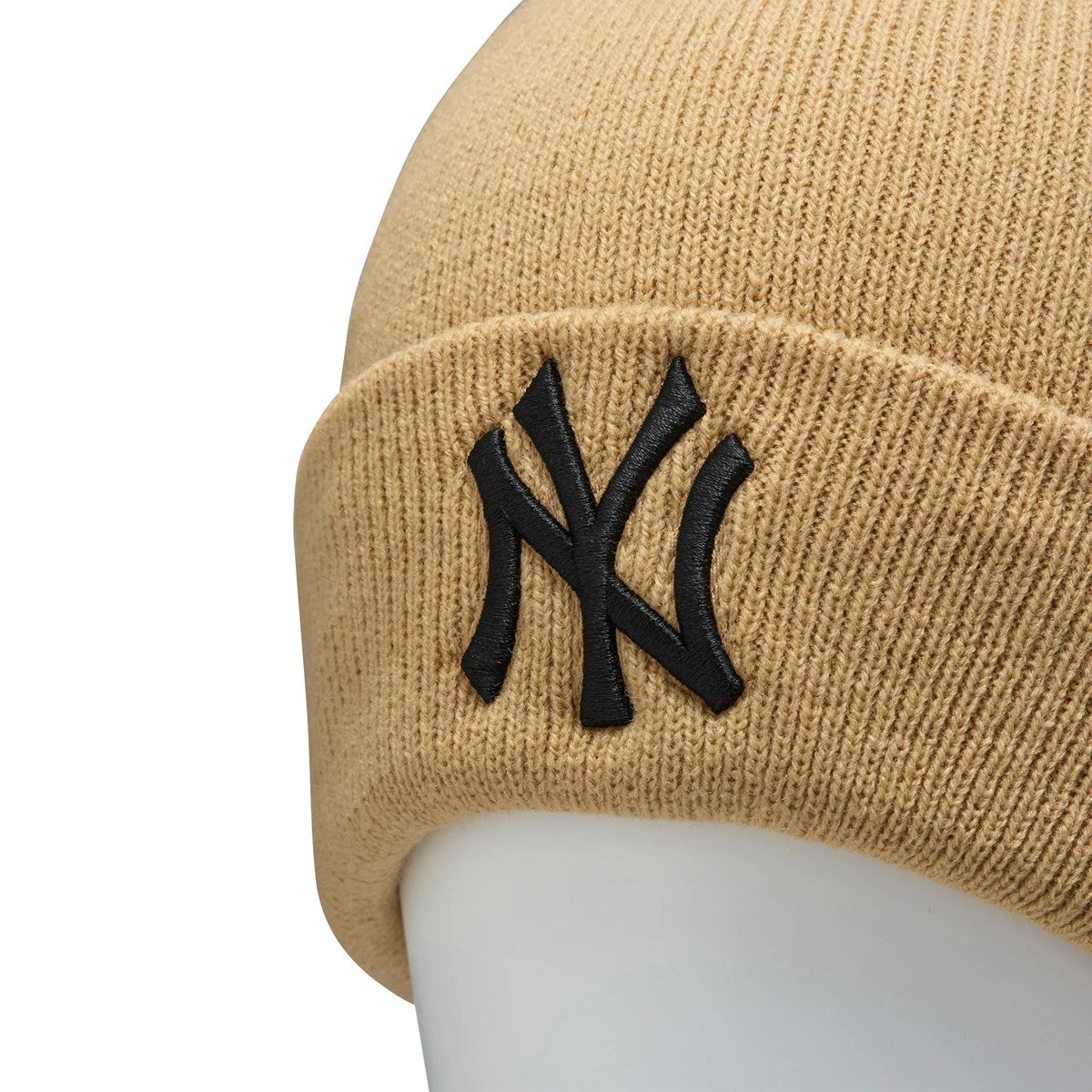 ’47 BRAND New York Yankees - RAISED CUFF KNIT KHAKI【14936729 47A-CFKN-B-RKN17ACE-KH】